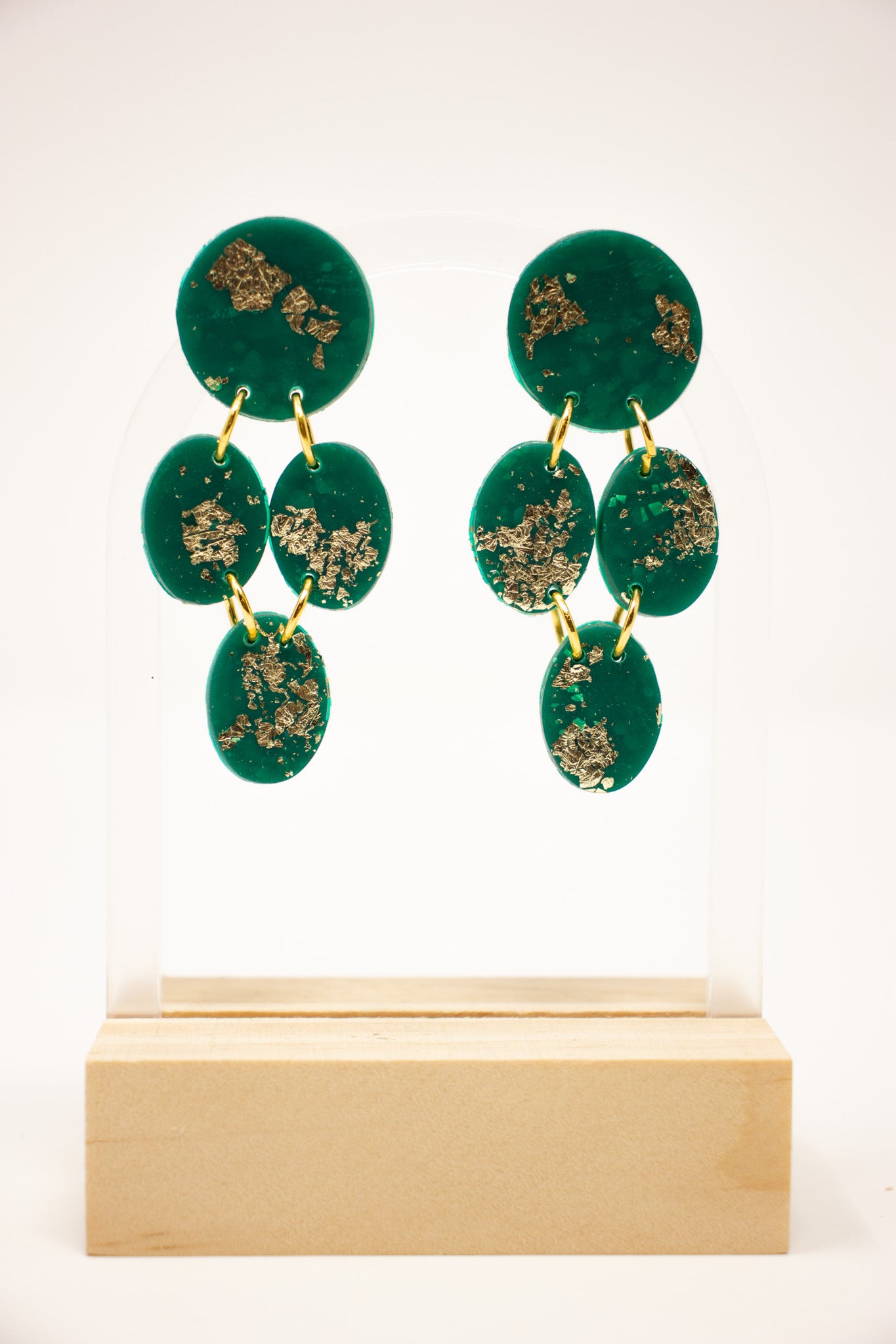 Beta - Green with Gold Leaf